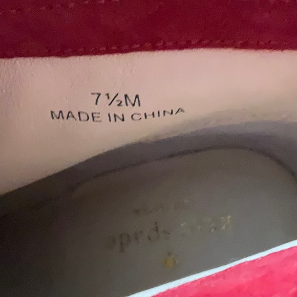 Kate Spade New York suede booties size 7 1/2 M - Picture 10 of 11